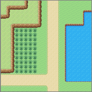 pokemon map created in Tiled